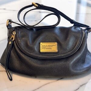Marc by Marc Jacobs Black Leather Classic Q Natasha crossbody